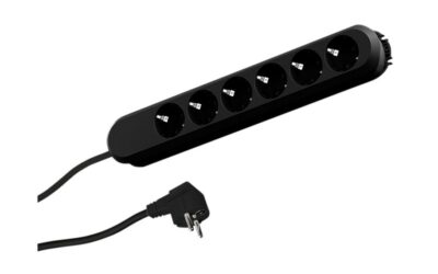 Grenuttak-strømlist for montering inne i tvskap