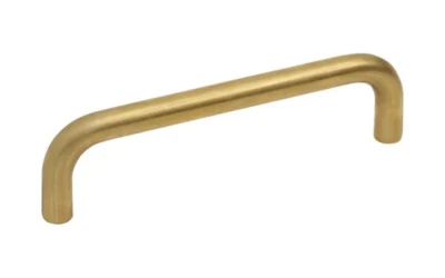 Håndtak ubehandlet messing for dører på tvskap