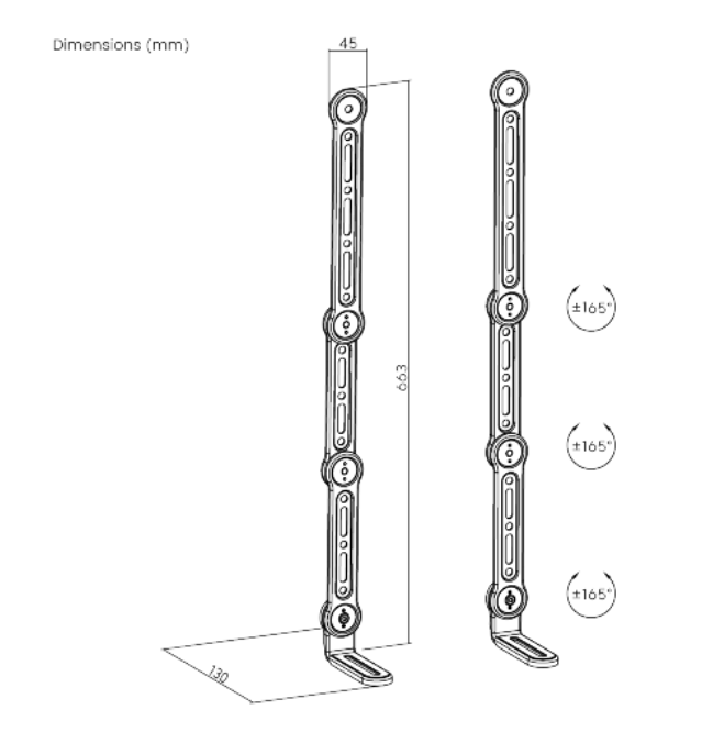 Universal lydplankeholder for bruk sammen med tvheis. - Bilde 6