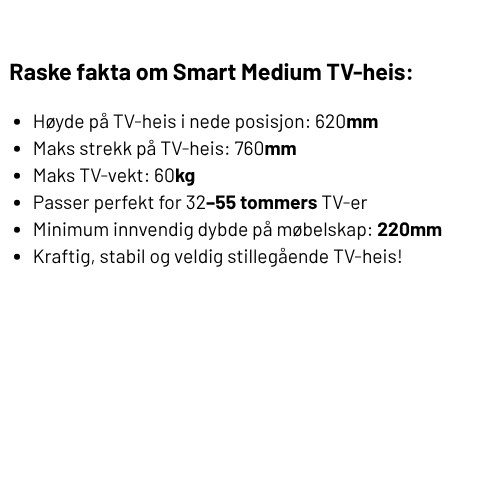 Spec Medium Tv-heis
