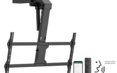 Smart Large motorisert tvheis for takmontering med stemme- og appstyring for tver opptil 86 tommer  Gratis frakt!  Nytt parti på vei til lager!